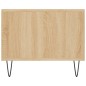 vidaXL Mesa de centro madera contrachapada roble Sonoma 90x50x40 cm vidaXL Mesa de centro madera contrachapada roble Sonoma 90x50x40 cm
