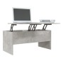 vidaXL Mesa de centro contrachapada gris hormigón 102x50,5x46,5 cm vidaXL Mesa de centro contrachapada gris hormigón 102x50,5x46,5 cm