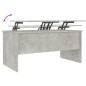 vidaXL Mesa de centro contrachapada gris hormigón 102x50,5x46,5 cm vidaXL Mesa de centro contrachapada gris hormigón 102x50,5x46,5 cm