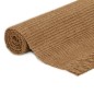 vidaXL Alfombra con borlas yute 120x180 cm vidaXL Alfombra con borlas yute 120x180 cm