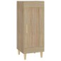 vidaXL Aparador madera contrachapada color roble Sonoma 34,5x34x90 cm vidaXL Aparador madera contrachapada color roble Sonoma 34,5x34x90 cm