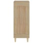 vidaXL Aparador madera contrachapada color roble Sonoma 34,5x34x90 cm vidaXL Aparador madera contrachapada color roble Sonoma 34,5x34x90 cm