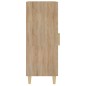 vidaXL Aparador madera contrachapada color roble Sonoma 34,5x34x90 cm vidaXL Aparador madera contrachapada color roble Sonoma 34,5x34x90 cm