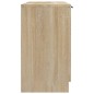 vidaXL Armario de baño contrachapado roble Sonoma 64,5x33,5x59 cm vidaXL Armario de baño contrachapado roble Sonoma 64,5x33,5x59 cm