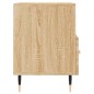 vidaXL Mueble para TV madera contrachapada roble ahumado 80x36x50 cm vidaXL Mueble para TV madera contrachapada roble ahumado 80x36x50 cm