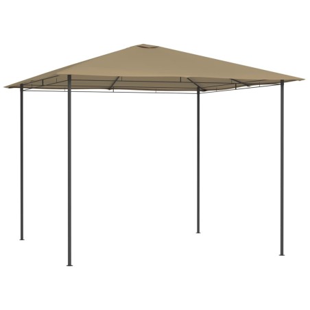 vidaXL Cenador gris taupé 3x3x2,6 m 160 g/m²