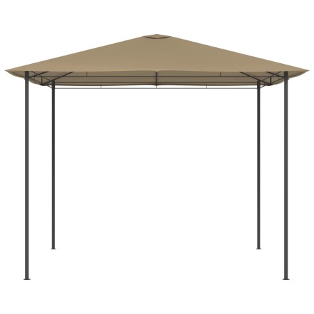 vidaXL Cenador gris taupé 3x3x2,6 m 160 g/m²