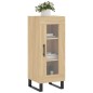vidaXL Aparador madera contrachapada color roble Sonoma 34,5x34x90 cm vidaXL Aparador madera contrachapada color roble Sonoma 34,5x34x90 cm