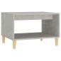 vidaXL Mesa de centro madera contrachapada gris hormigón 60x50x40 cm vidaXL Mesa de centro madera contrachapada gris hormigón 60x50x40 cm