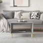 vidaXL Mesa de centro madera contrachapada gris hormigón 60x50x40 cm vidaXL Mesa de centro madera contrachapada gris hormigón 60x50x40 cm