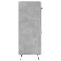 vidaXL Aparador de madera de ingeniería gris hormigón 69,5x34x90 cm vidaXL Aparador de madera de ingeniería gris hormigón 69,5x34x90 cm
