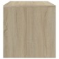 vidaXL Mueble de TV madera contrachapada roble Sonoma 120x40x40cm