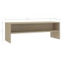 vidaXL Mueble de TV madera contrachapada roble Sonoma 120x40x40cm
