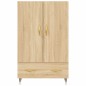 vidaXL Aparador alto madera de ingeniería roble Sonoma 69,5x31x115 cm vidaXL Aparador alto madera de ingeniería roble Sonoma 69,5x31x115 cm