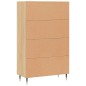 vidaXL Aparador alto madera de ingeniería roble Sonoma 69,5x31x115 cm vidaXL Aparador alto madera de ingeniería roble Sonoma 69,5x31x115 cm
