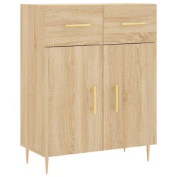 vidaXL Aparador de madera de ingeniería roble Sonoma 69,5x34x90 cm