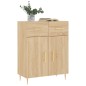 vidaXL Aparador de madera de ingeniería roble Sonoma 69,5x34x90 cm vidaXL Aparador de madera de ingeniería roble Sonoma 69,5x34x90 cm