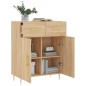 vidaXL Aparador de madera de ingeniería roble Sonoma 69,5x34x90 cm vidaXL Aparador de madera de ingeniería roble Sonoma 69,5x34x90 cm