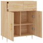 vidaXL Aparador de madera de ingeniería roble Sonoma 69,5x34x90 cm vidaXL Aparador de madera de ingeniería roble Sonoma 69,5x34x90 cm
