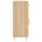 vidaXL Aparador de madera de ingeniería roble Sonoma 69,5x34x90 cm vidaXL Aparador de madera de ingeniería roble Sonoma 69,5x34x90 cm