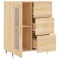 vidaXL Aparador de madera de ingeniería roble Sonoma 69,5x34x90 cm