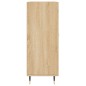 vidaXL Aparador de madera de ingeniería roble Sonoma 69,5x34x90 cm
