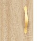vidaXL Aparador de madera de ingeniería roble Sonoma 69,5x34x90 cm
