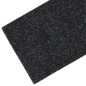 vidaXL Alfombrilla autoadhesiva escalera 15 uds negro 76x20 cm