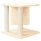 vidaXL Rascador para gatos con postes de sisal crema 37 cm vidaXL Rascador para gatos con postes de sisal crema 37 cm