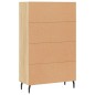 vidaXL Aparador alto madera de ingeniería roble Sonoma 69,5x31x115 cm vidaXL Aparador alto madera de ingeniería roble Sonoma 69,5x31x115 cm