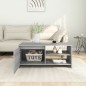 vidaXL Mesa de centro madera contrachapada gris Sonoma 102x50x45 cm