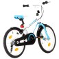 vidaXL Bicicleta para niños 18 pulgadas azul y blanco vidaXL Bicicleta para niños 18 pulgadas azul y blanco