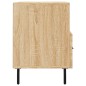 vidaXL Mueble para TV madera contrachapada roble ahumado 80x36x50 cm vidaXL Mueble para TV madera contrachapada roble ahumado 80x36x50 cm