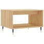 vidaXL Mesa de centro madera de ingeniería roble Sonoma 60x50x40 cm vidaXL Mesa de centro madera de ingeniería roble Sonoma 60x50x40 cm