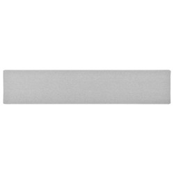 vidaXL Alfombra de pasillo gris claro 50x250 cm