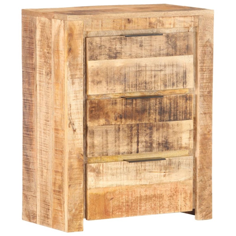 vidaXL Aparador de madera de mango rugosa 59x33x75 cm vidaXL Aparador de madera de mango rugosa 59x33x75 cm