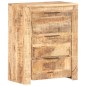 vidaXL Aparador de madera de mango rugosa 59x33x75 cm vidaXL Aparador de madera de mango rugosa 59x33x75 cm