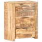 vidaXL Aparador de madera de mango rugosa 59x33x75 cm vidaXL Aparador de madera de mango rugosa 59x33x75 cm