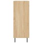 vidaXL Aparador de madera de ingeniería roble Sonoma 69,5x34x90 cm