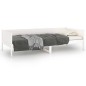 vidaXL Sofá cama madera maciza de pino blanco 90x200 cm vidaXL Sofá cama madera maciza de pino blanco 90x200 cm
