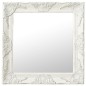 vidaXL Espejo de pared estilo barroco blanco 50x50 cm vidaXL Espejo de pared estilo barroco blanco 50x50 cm