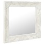 vidaXL Espejo de pared estilo barroco blanco 50x50 cm vidaXL Espejo de pared estilo barroco blanco 50x50 cm