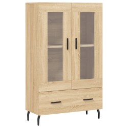 vidaXL Aparador alto madera de ingeniería roble Sonoma 69,5x31x115 cm