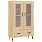 vidaXL Aparador alto madera de ingeniería roble Sonoma 69,5x31x115 cm vidaXL Aparador alto madera de ingeniería roble Sonoma 69,5x31x115 cm