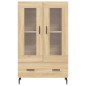vidaXL Aparador alto madera de ingeniería roble Sonoma 69,5x31x115 cm vidaXL Aparador alto madera de ingeniería roble Sonoma 69,5x31x115 cm