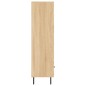 vidaXL Aparador alto madera de ingeniería roble Sonoma 69,5x31x115 cm vidaXL Aparador alto madera de ingeniería roble Sonoma 69,5x31x115 cm