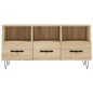 vidaXL Mueble de TV madera de ingeniería roble Sonoma 102x36x50 cm vidaXL Mueble de TV madera de ingeniería roble Sonoma 102x36x50 cm