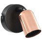 vidaXL Lámpara de focos 2 piezas negro y cobre E27 vidaXL Lámpara de focos 2 piezas negro y cobre E27