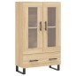 vidaXL Aparador alto madera de ingeniería roble Sonoma 69,5x31x115 cm vidaXL Aparador alto madera de ingeniería roble Sonoma 69,5x31x115 cm