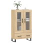 vidaXL Aparador alto madera de ingeniería roble Sonoma 69,5x31x115 cm vidaXL Aparador alto madera de ingeniería roble Sonoma 69,5x31x115 cm